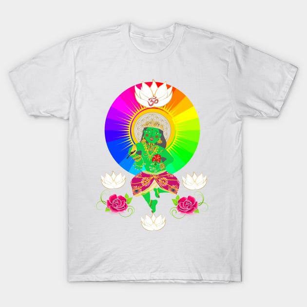 Green Tara 03 T-Shirt by adelwins